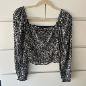 Abercrombie & fitch square neck top